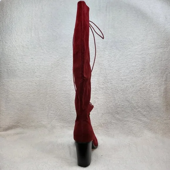 CAPE ROBBIN LACE UP BOOTS Size 6 - Picture 6 of 10